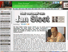 Tablet Screenshot of jansloot.telcomsoft.nl